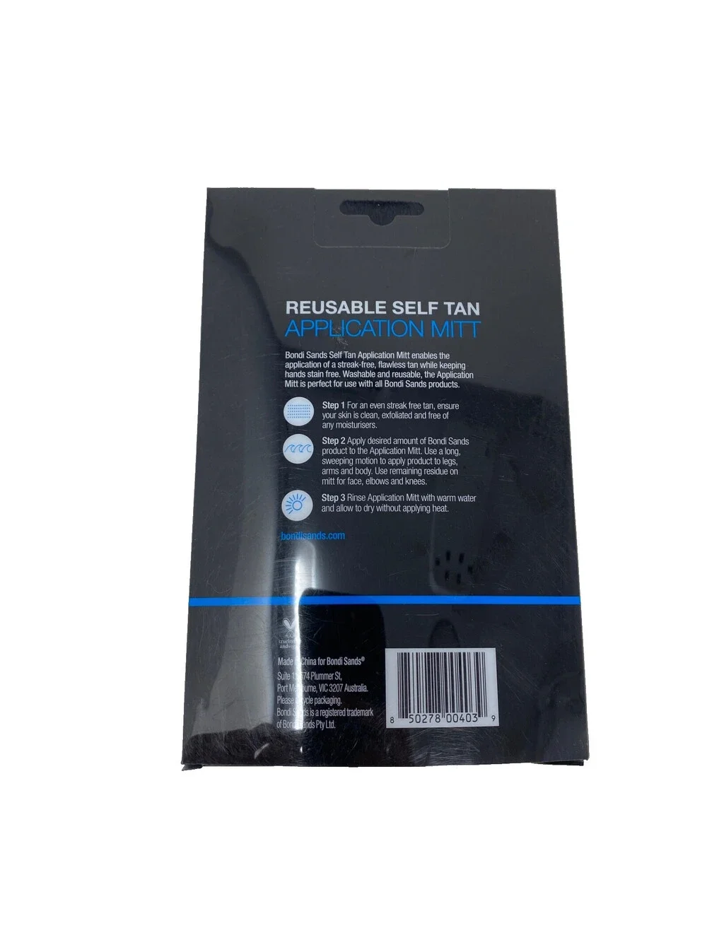 Bondi Sands Reusable Self Tan Application Mitt Double sided Mitt